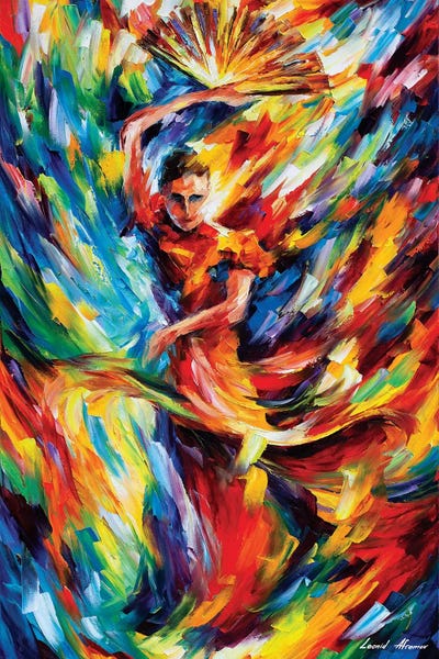 Leonid Afremov: Flamenco by Leonid Afremov