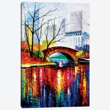 Central Park - New York Canvas Print #LEA14} by Leonid Afremov Canvas Art Print