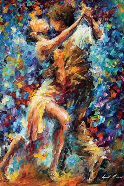 Leonid Afremov: Internal Struggle Of Lust by Leonid Afremov
