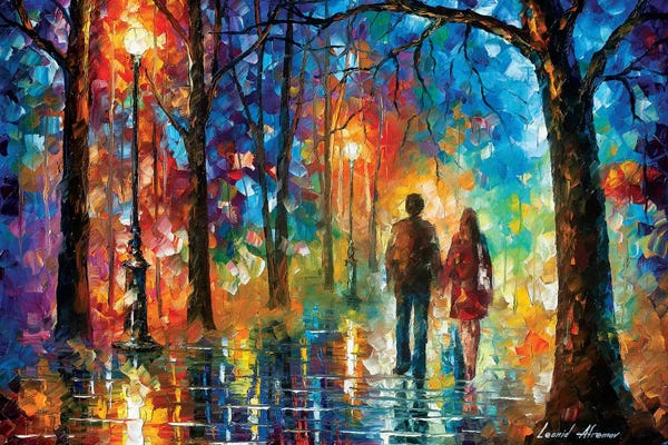 Leonid Afremov: Love In The Air by Leonid Afremov