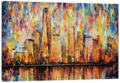 New York City Canvas Art Print - Current Day Impressionism Art