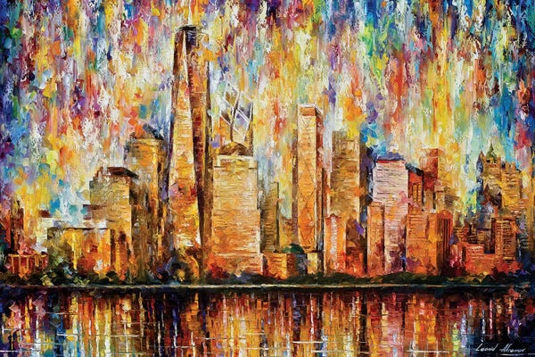 Leonid Afremov: New York City by Leonid Afremov