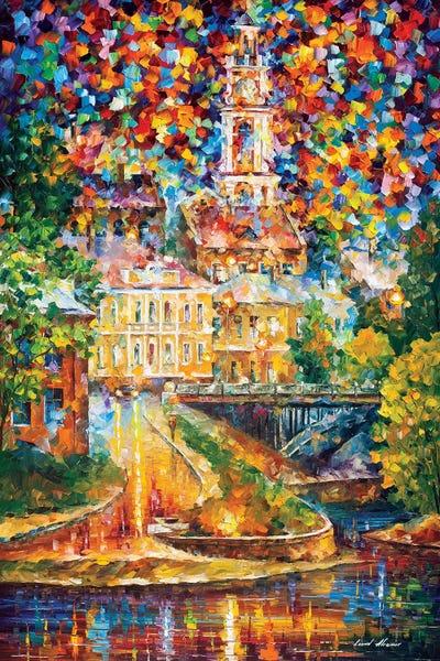 Leonid Afremov: Old Vitebsk by Leonid Afremov