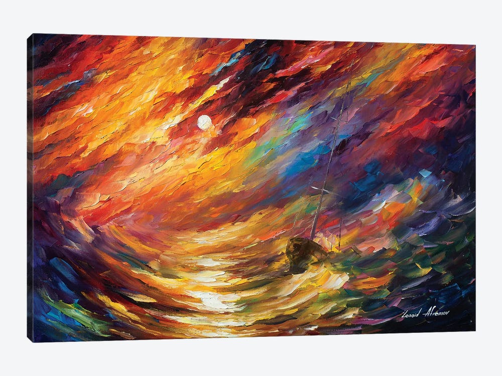 Storm That Never Ends by Leonid Afremov 1-piece Canvas Art