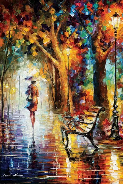 Umbrellas: The End Of Patience by Leonid Afremov
