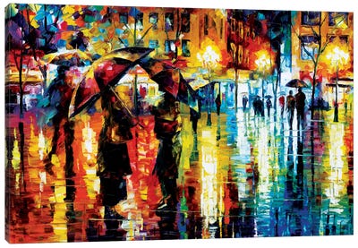 Close Encounter Canvas Art Print - Rain Inspired