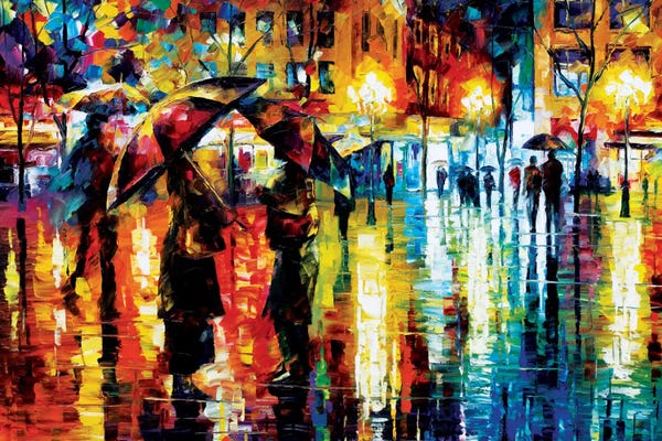 Current Day Impressionism: Close Encounter by Leonid Afremov