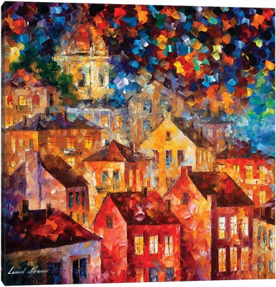 The Hills From My Dreams Canvas Art Print - Leonid Afremov