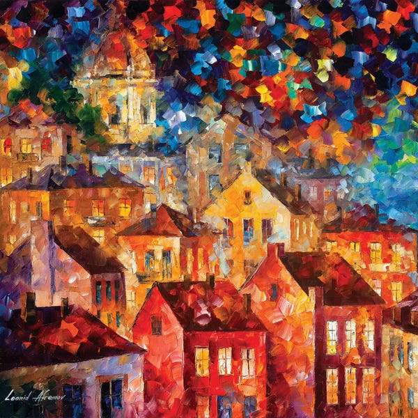 Current Day Impressionism: The Hills From My Dreams by Leonid Afremov