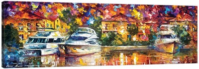 Yacht Canvas Art Print - Leonid Afremov