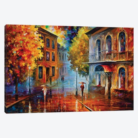 Etude In Red Canvas Print #LEA189} by Leonid Afremov Canvas Art