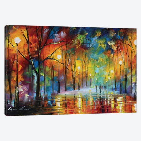 Friends In The Fog Canvas Print #LEA193} by Leonid Afremov Canvas Print