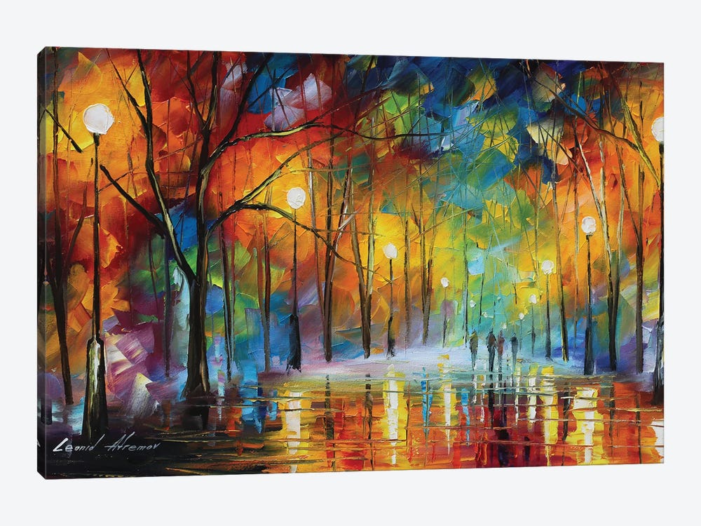 Friends In The Fog by Leonid Afremov 1-piece Canvas Art Print