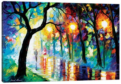 Dark Night I Canvas Art Print - Rain Art