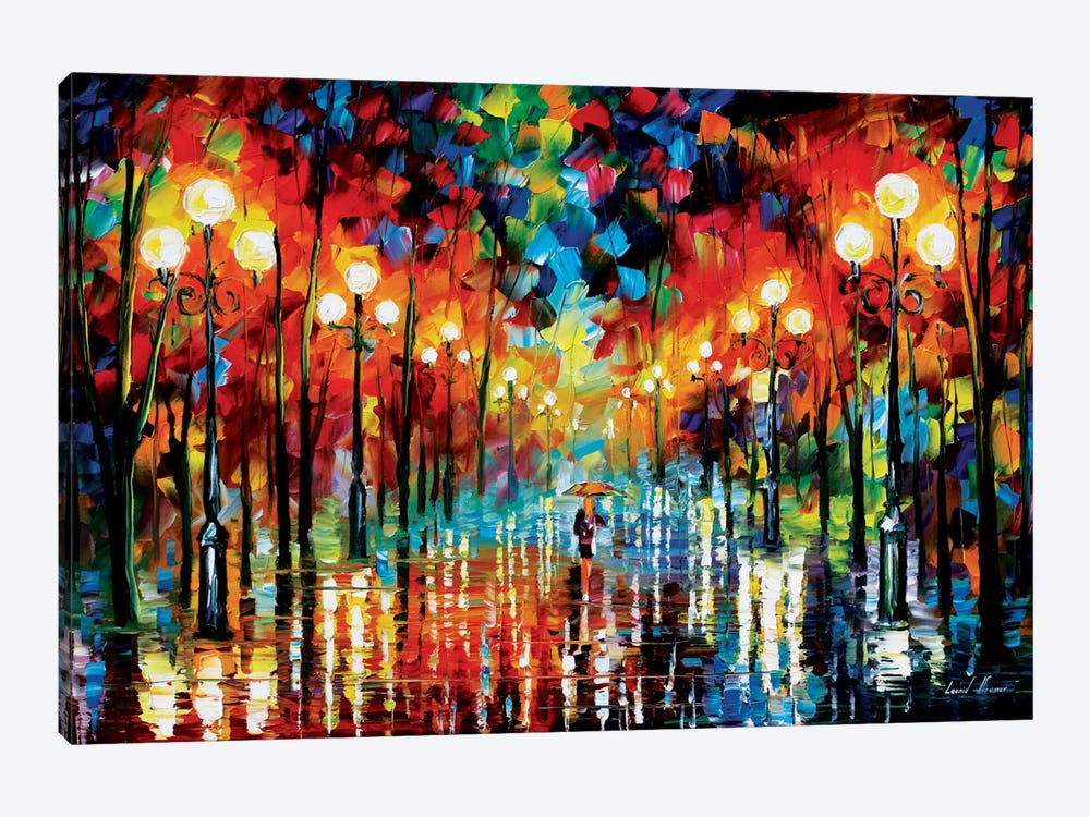 A Date With The Rain by Leonid Afremov 1-piece Canvas Artwork