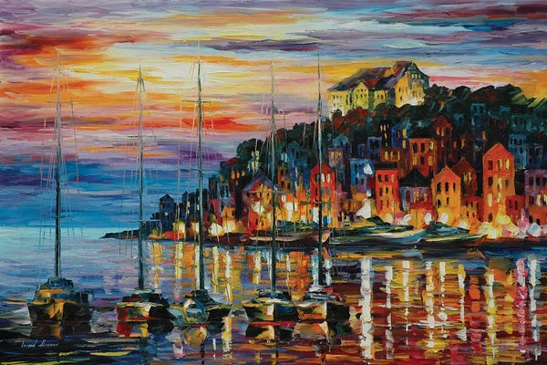 Sailboats: Sea Legend by Leonid Afremov