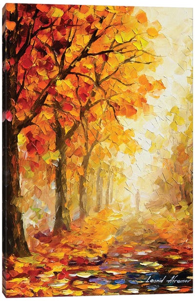 Symbols Of Autumn Canvas Art Print - Leonid Afremov