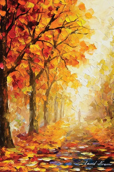 Large Scenic & Landscape Art - Canvas Prints: Symbols Of Autumn by Leonid Afremov