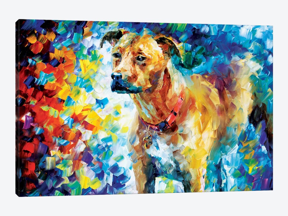 Dog III by Leonid Afremov 1-piece Canvas Art