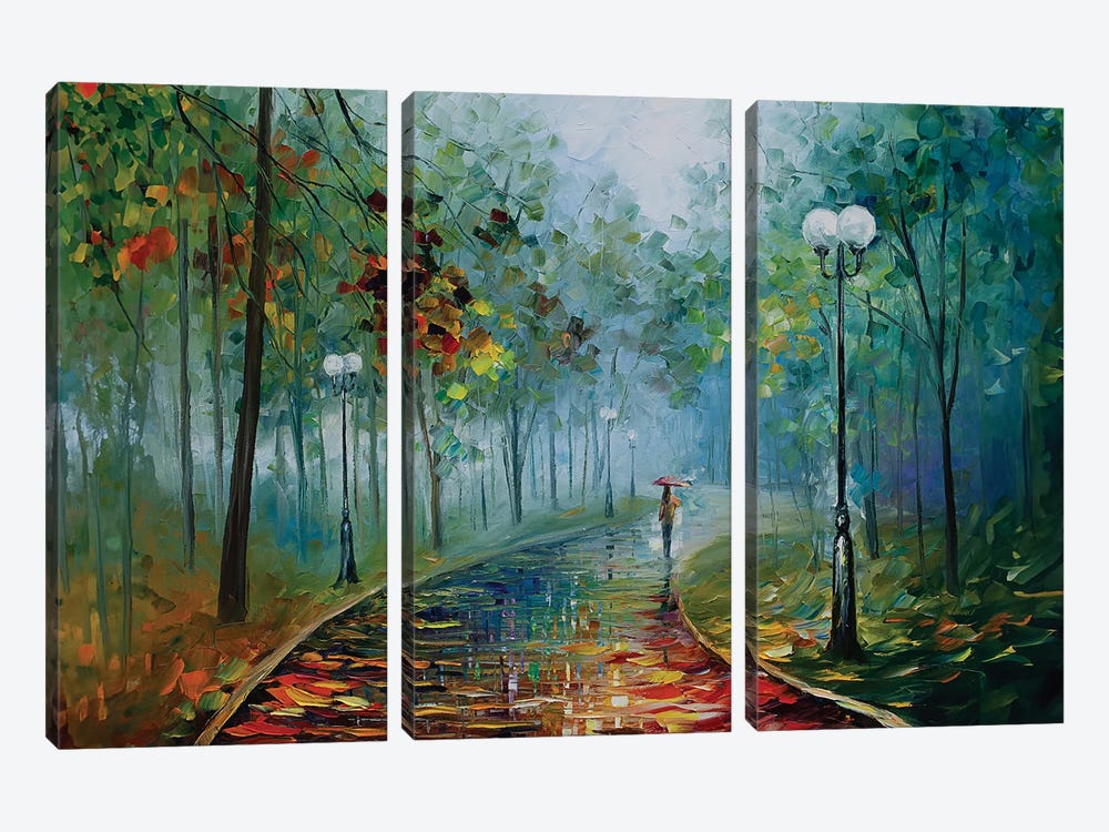 The Fog Of Passion by Leonid Afremov 3-piece Canvas Art