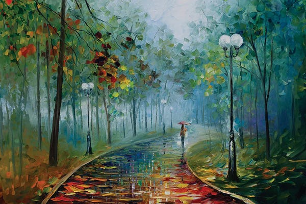 Leonid Afremov: The Fog Of Passion by Leonid Afremov