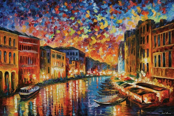 Smalt: Venice - Grand Canal by Leonid Afremov