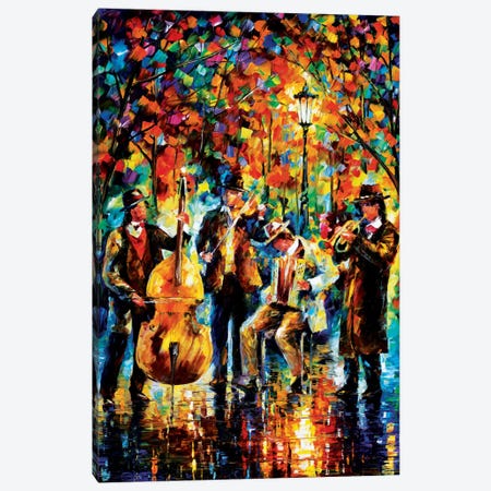 Glowing Music Canvas Print #LEA26} by Leonid Afremov Canvas Wall Art