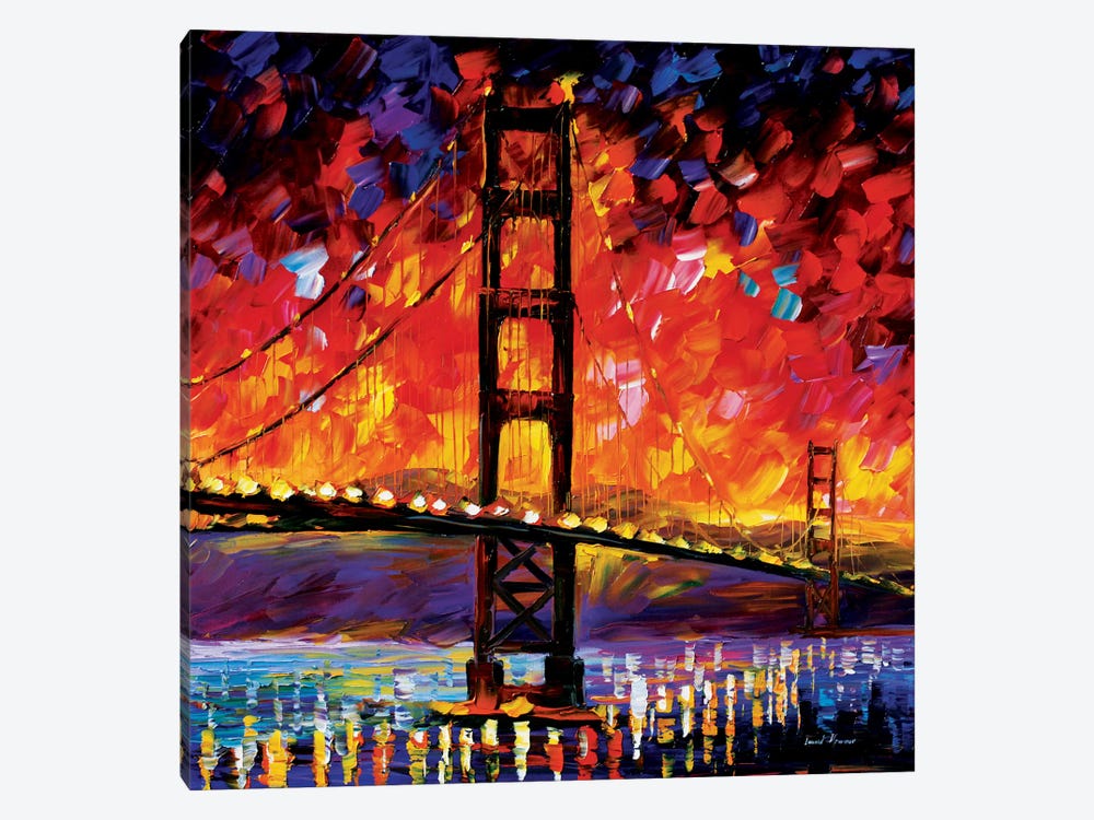 Golden Gate Bridge by Leonid Afremov 1-piece Art Print