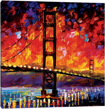 Golden Gate Bridge Canvas Art Print - Bridge Art