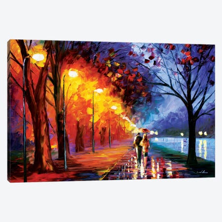 Alley By The Lake I Canvas Print #LEA2} by Leonid Afremov Canvas Print