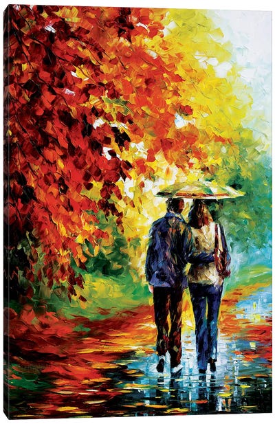 Intriguing Autumn Canvas Art Print - Leonid Afremov