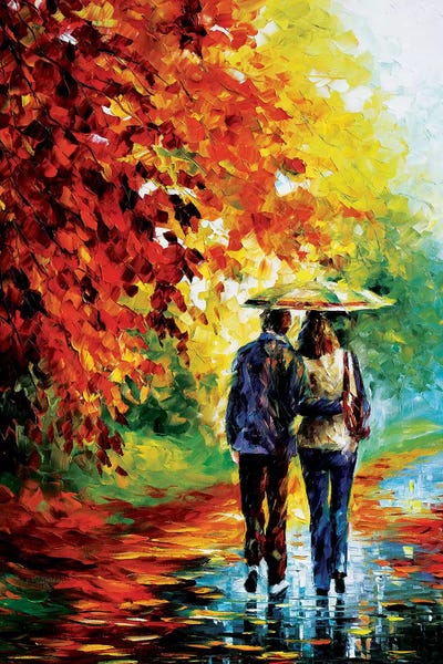 Leonid Afremov: Intriguing Autumn by Leonid Afremov