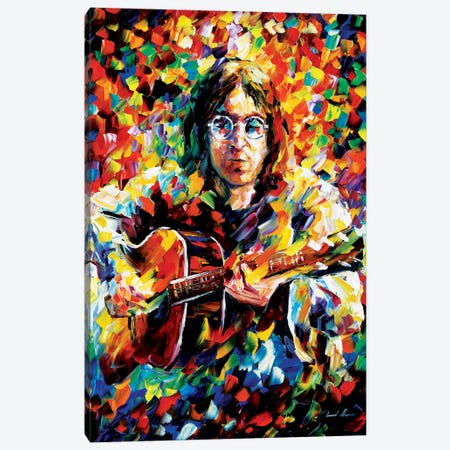 John Lennon Canvas Print #LEA33} by Leonid Afremov Canvas Artwork