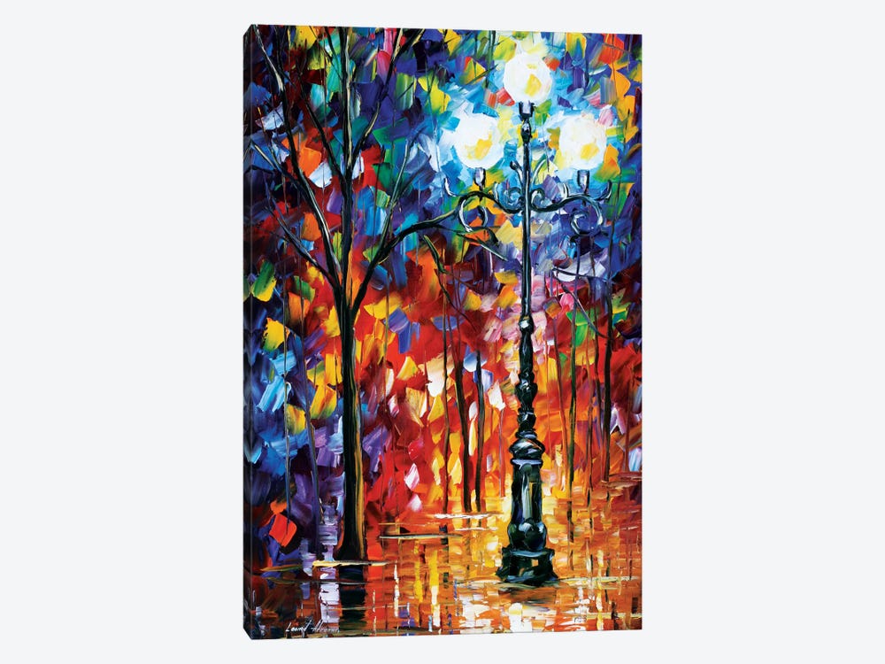 Light In The Alley by Leonid Afremov 1-piece Canvas Artwork
