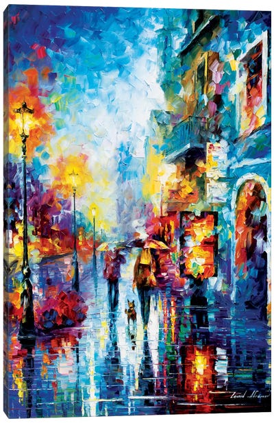 Melody Of Passion Canvas Art Print - Rain Inspired