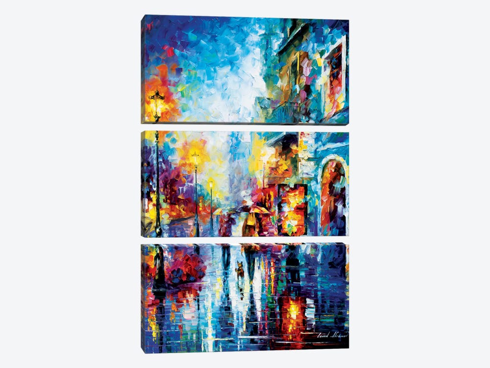 Melody Of Passion by Leonid Afremov 3-piece Canvas Wall Art