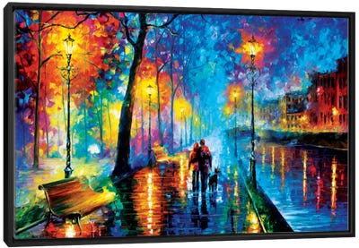 Melody Of The Night Canvas Art Print - All Products