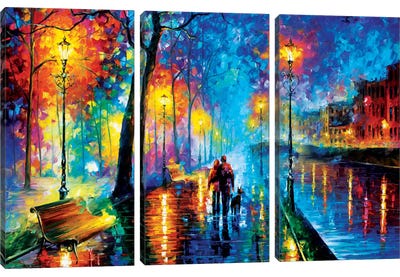 Melody Of The Night Canvas Art Print - 3-Piece Best Sellers