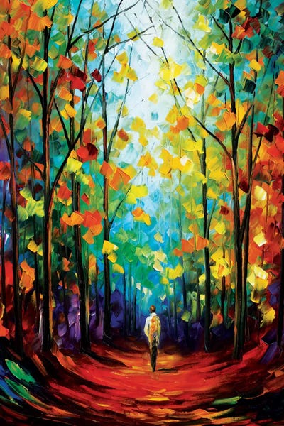 Trails, Paths & Roads: Morning Mood by Leonid Afremov