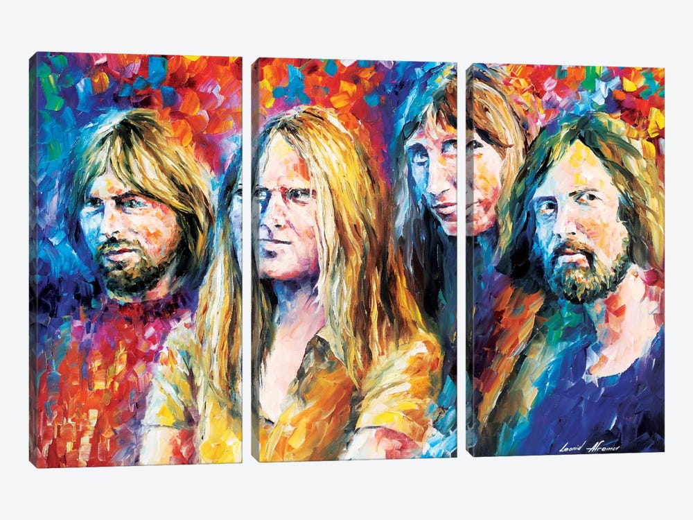 Pink Floyd by Leonid Afremov 3-piece Canvas Print