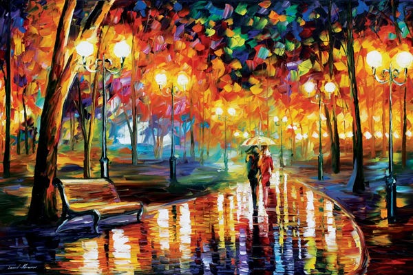 People: Rain's Rustle I by Leonid Afremov