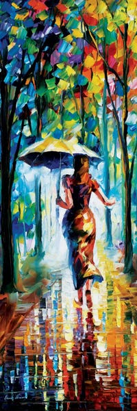 Umbrellas: Running Towards Love I by Leonid Afremov