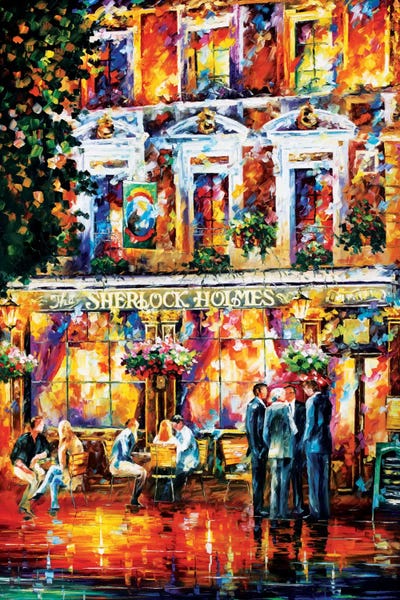 Buildings: Sherlock Holmes by Leonid Afremov