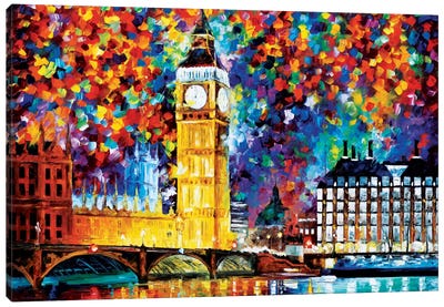 Big Ben - London 2012 Canvas Art Print - Current Day Impressionism Art