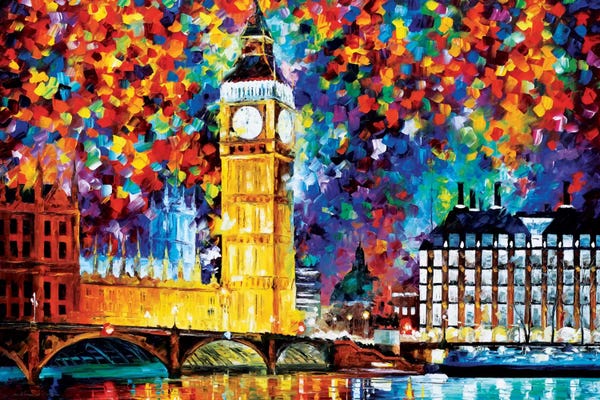 Leonid Afremov: Big Ben - London 2012 by Leonid Afremov