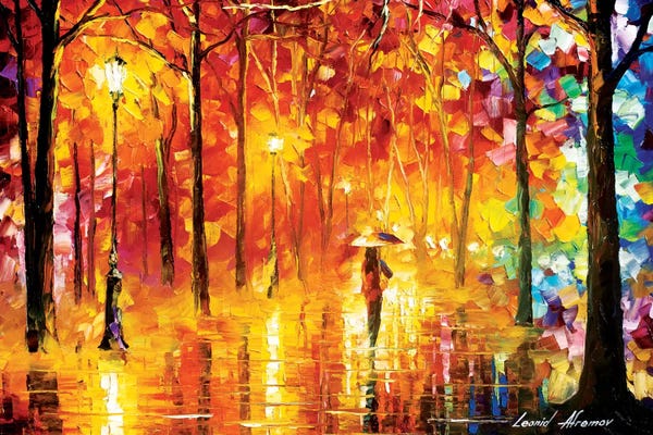 Leonid Afremov: Signals Of Love by Leonid Afremov
