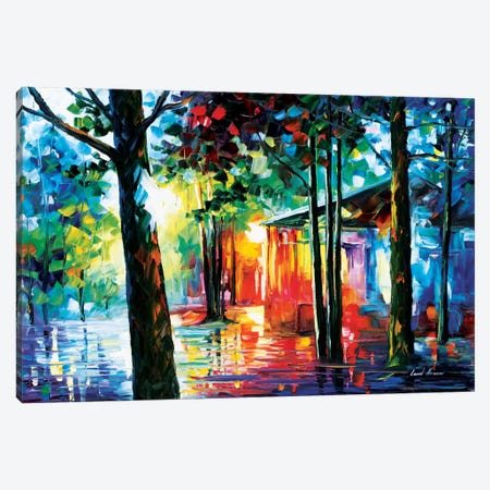 Sunlight In The Drops Canvas Print #LEA85} by Leonid Afremov Canvas Artwork