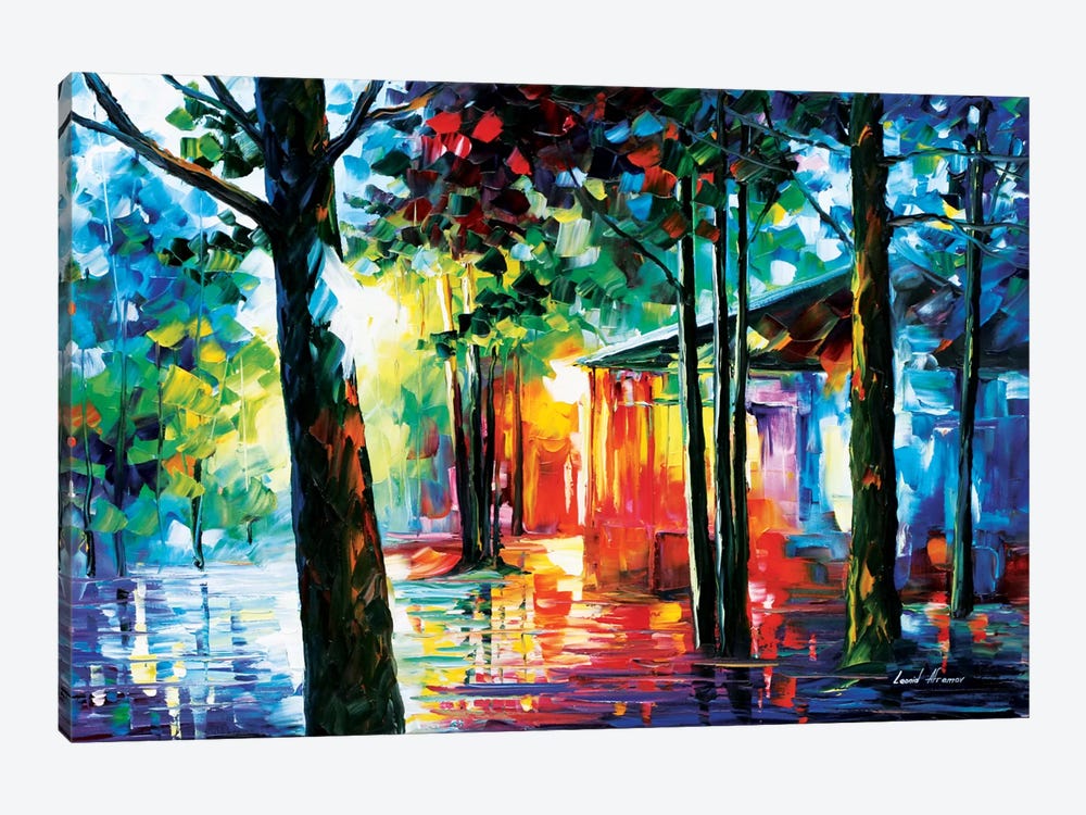 Sunlight In The Drops by Leonid Afremov 1-piece Canvas Artwork