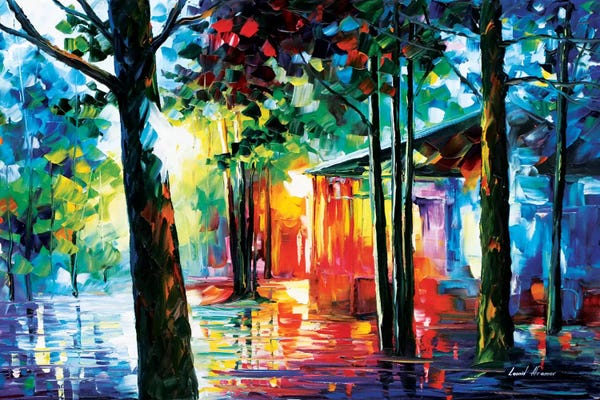 Rain: Sunlight In The Drops by Leonid Afremov