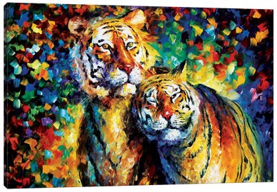 Sweetness Canvas Art Print - Tiger Art